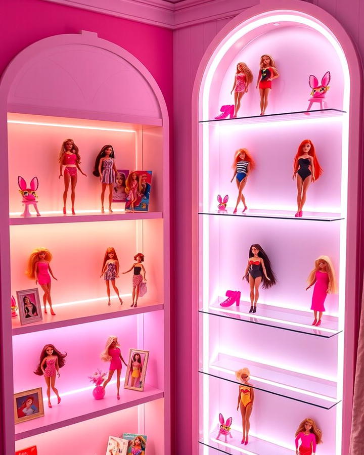 Barbie Doll Display Shelves