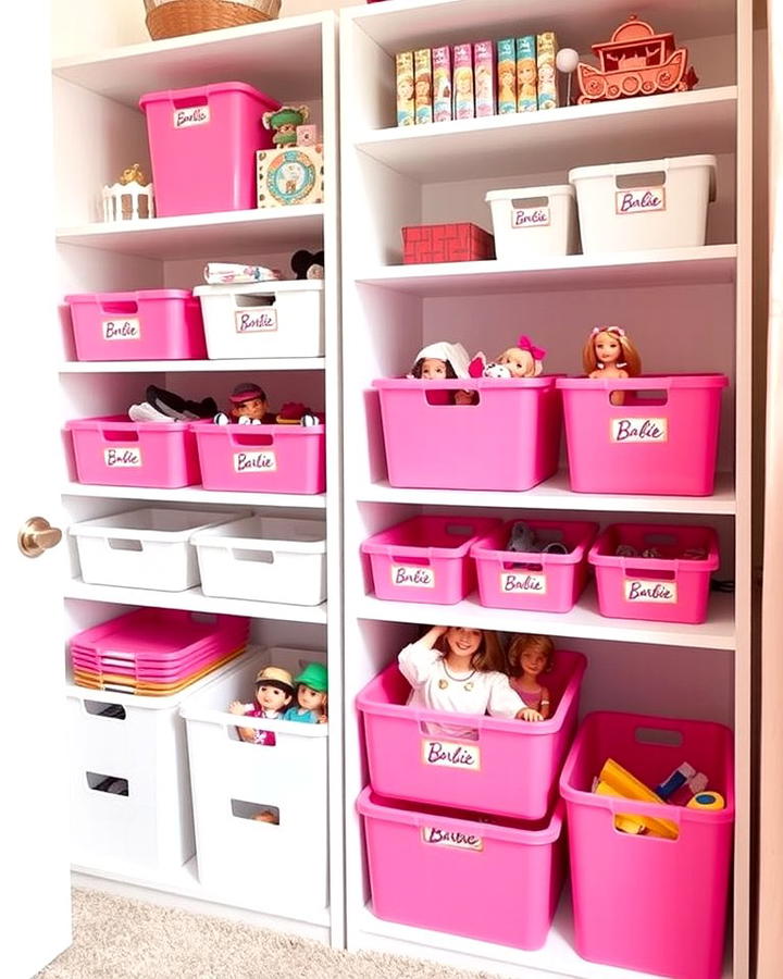 Barbie Toy Storage