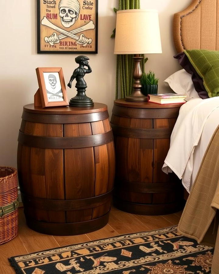 Barrel Nightstands