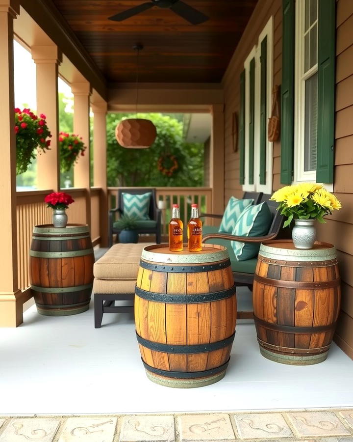 Barrel Side Tables