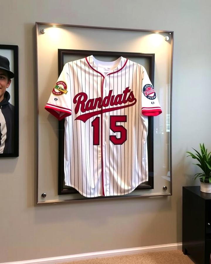 Baseball Jersey Wall Display