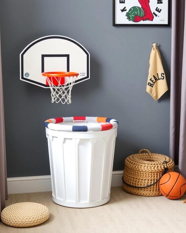 Basketball Hoop Hamper