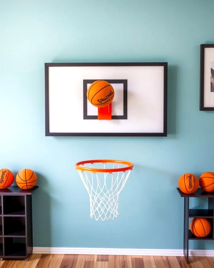 Basketball Hoop Wall Accent