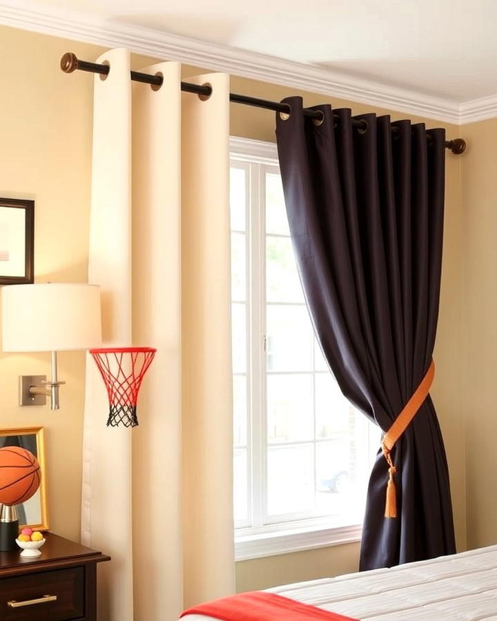 Basketball Net Curtain Tiebacks