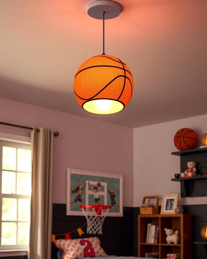 Basketball Pendant Light Fixture