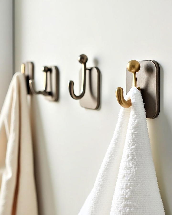 Bathroom Hooks for Extra Storage