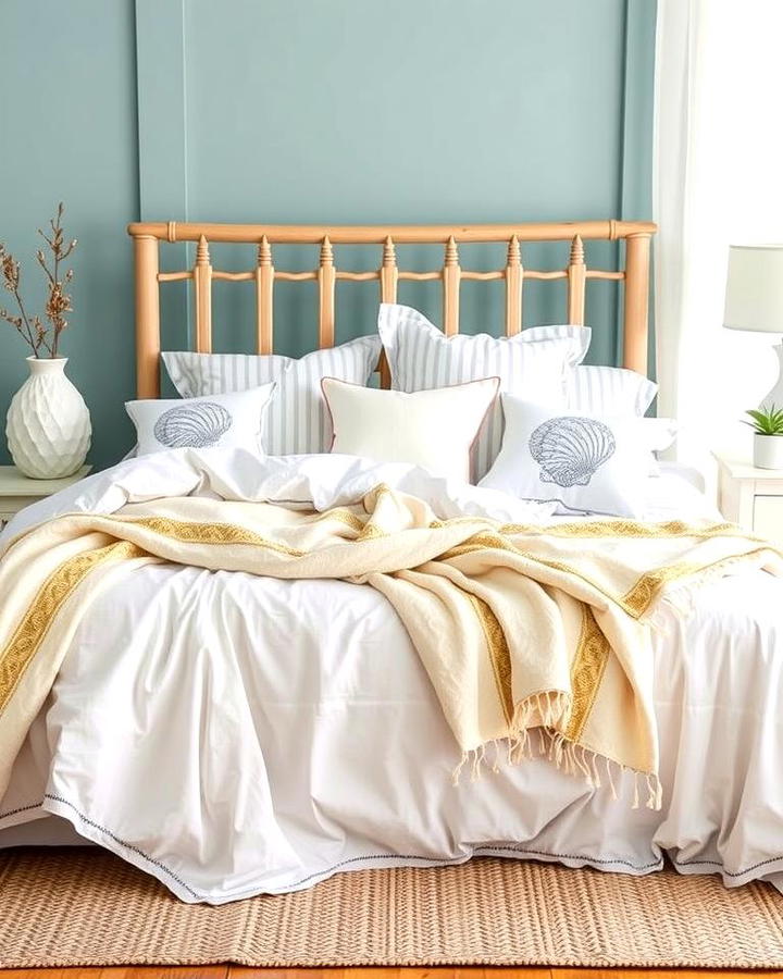 Beach Inspired Bedding for Effortless Style