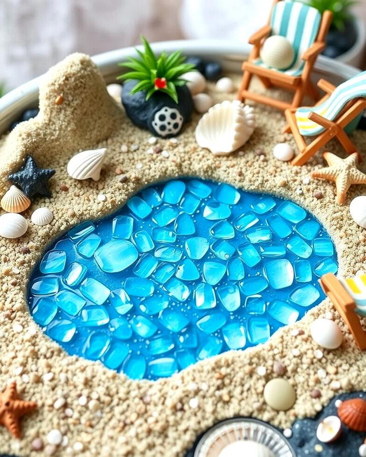 Beach Themed Fairy Garden