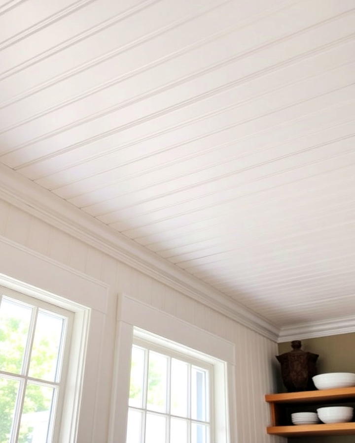 Beadboard Beauty Ceiling Trim Idea