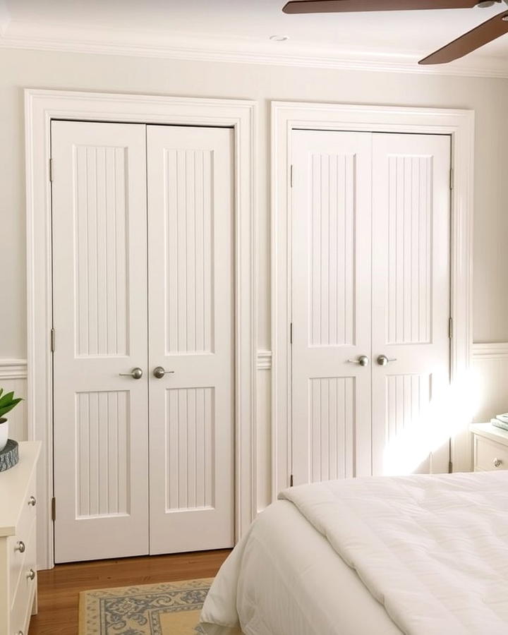 Beadboard Closet Doors