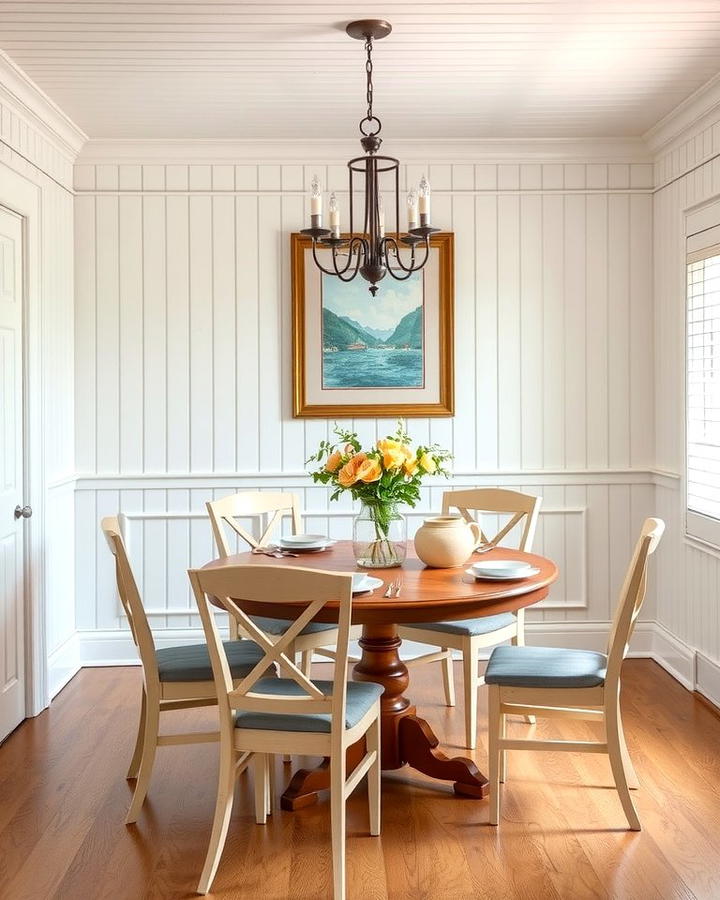 Beadboard Wainscoting for a Cottage Feel