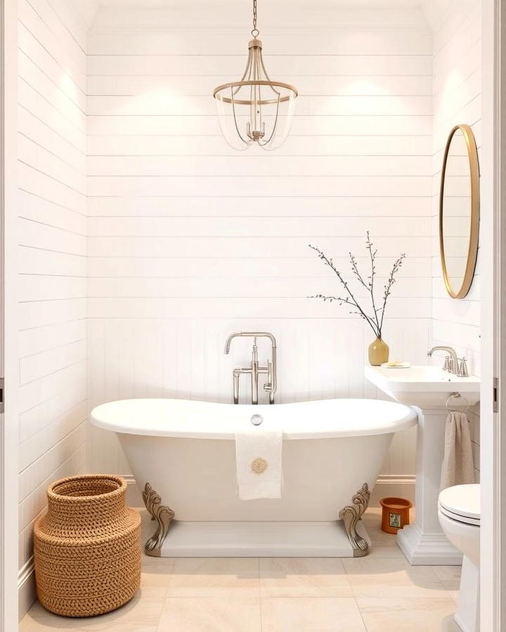 Beadboard in Bathrooms for a Spa Like Feel