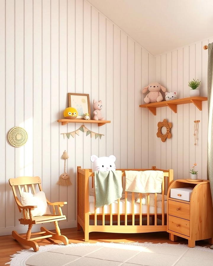 Beadboard in Nurseries for a Cozy Touch