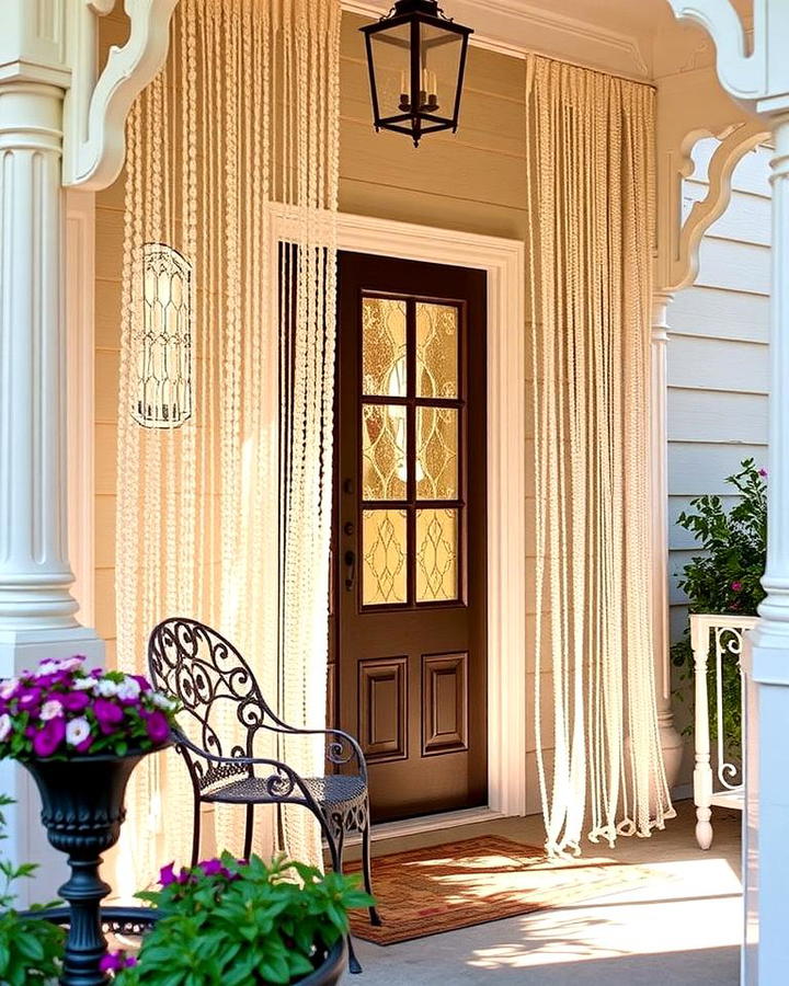 Beaded Porch Curtains