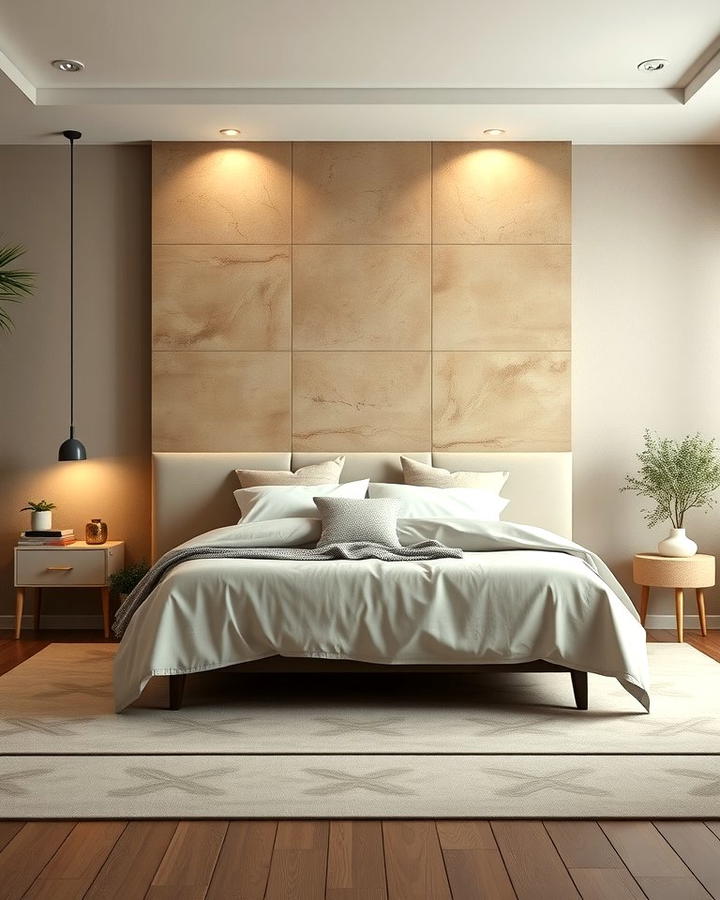 Beige Accent Wall