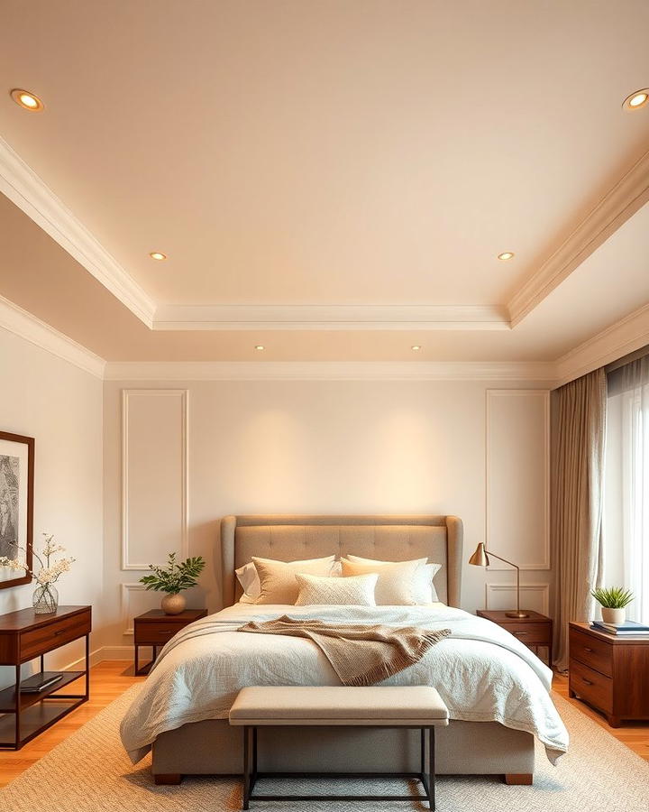 Beige Ceiling Design