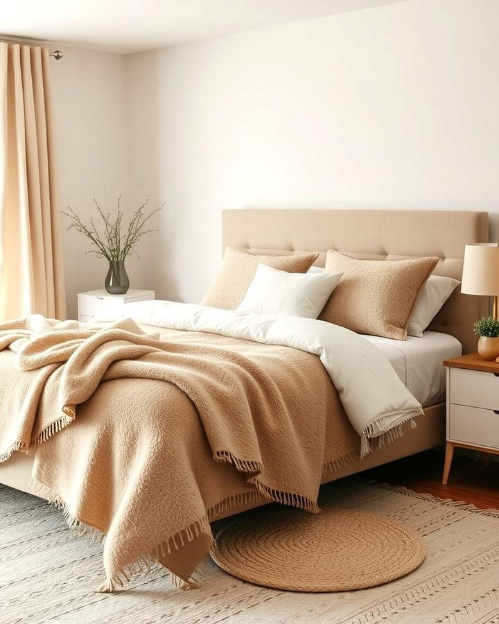 Beige Throw Blankets