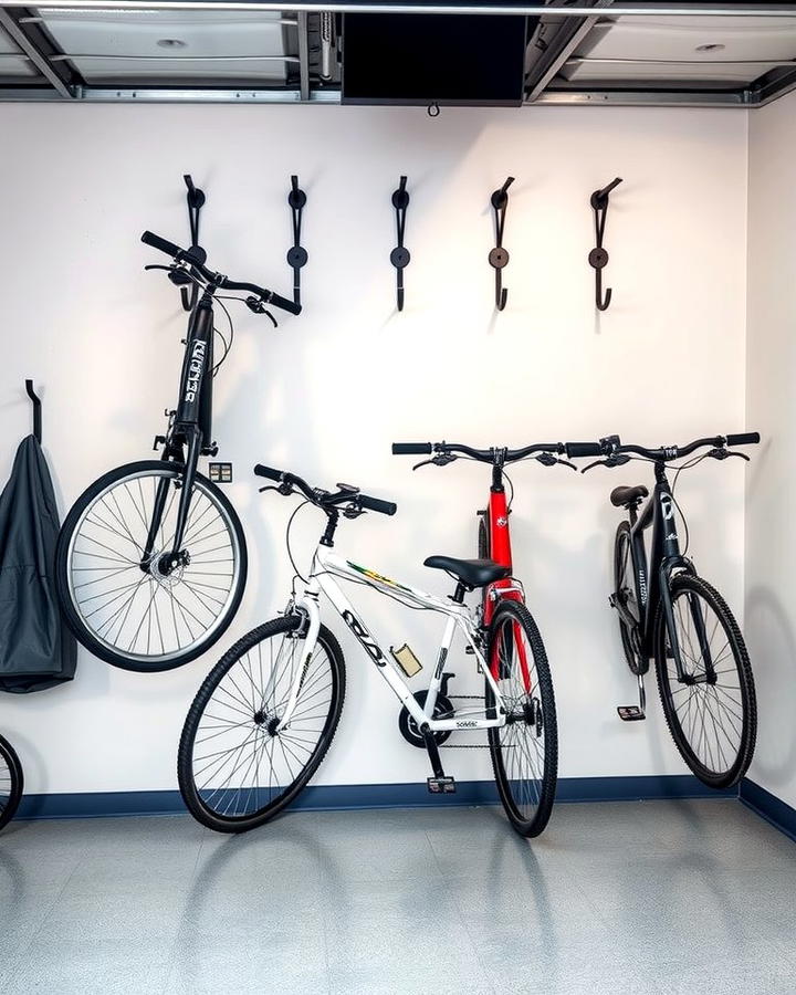 Bike Hooks for Minimalist Storage