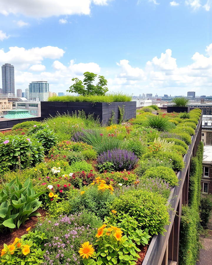 Biodiverse Green Roof Habitat Idea