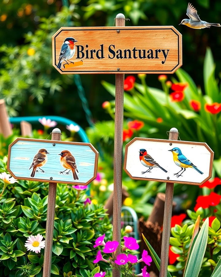 Bird Sanctuary Sign