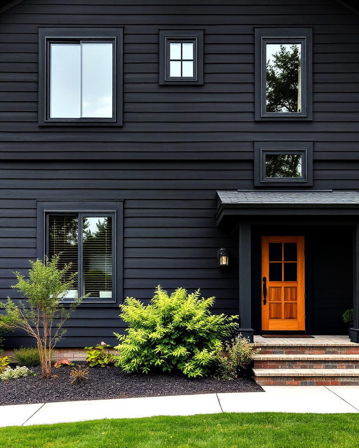 Black Board and Batten House Siding