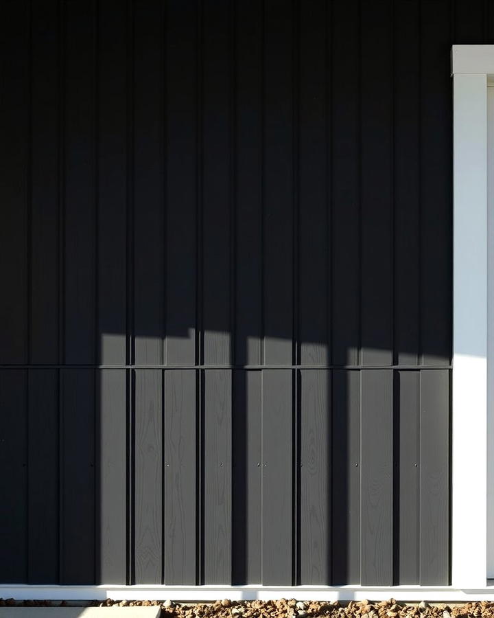 Black Board and Batten Siding