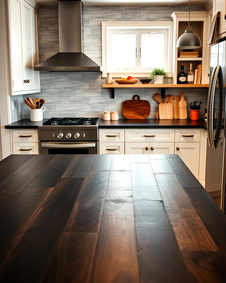 Black Butcher Block Countertops