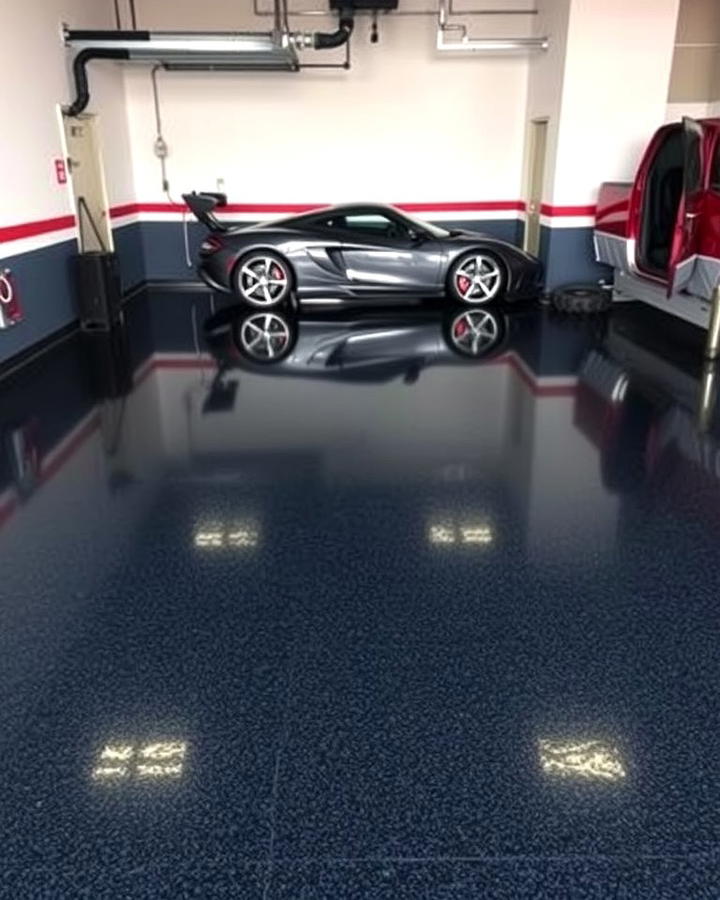 Black Epoxy Garage Flooring