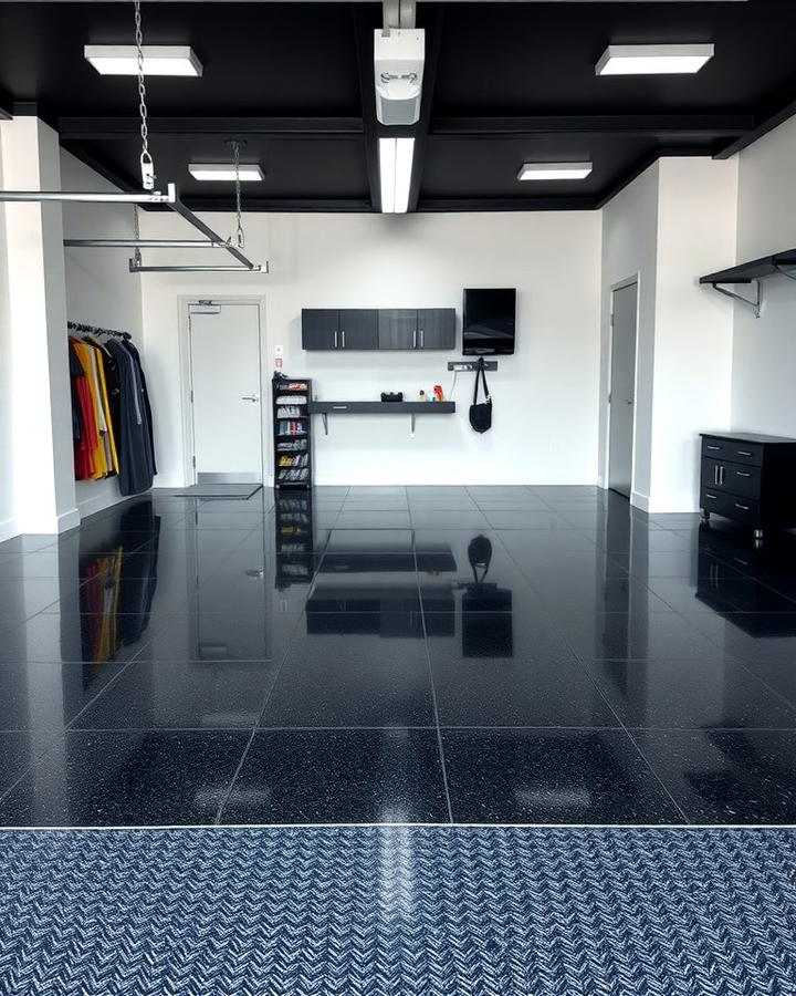 Black Epoxy Garage Floors