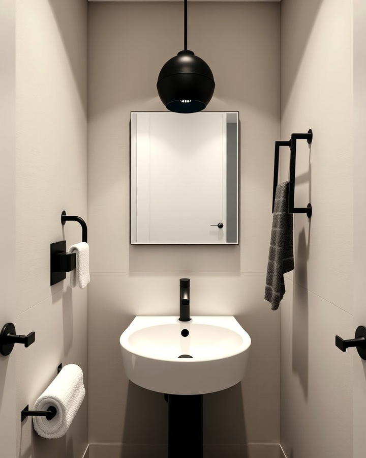 Black Fixtures for a Modern Touch