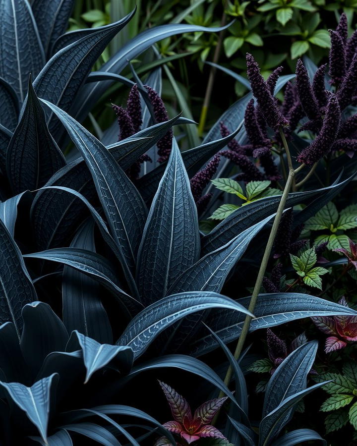 Black Foliage Plants for Depth