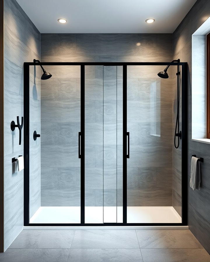 Black Glass Shower Enclosures