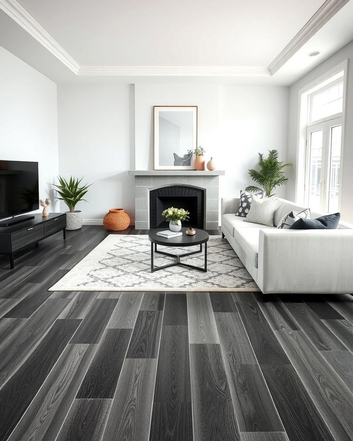 Black Laminate Flooring for Versatility