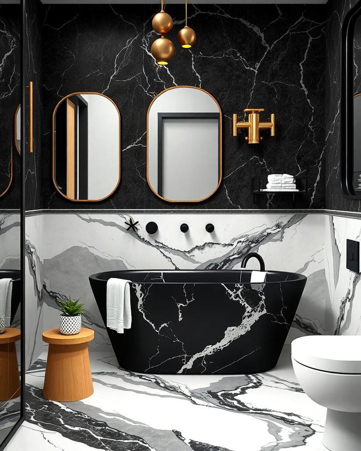 Black Marble Accent Details