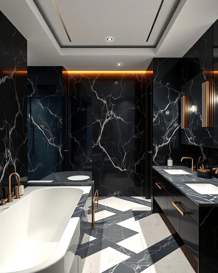 Black Marble Accents