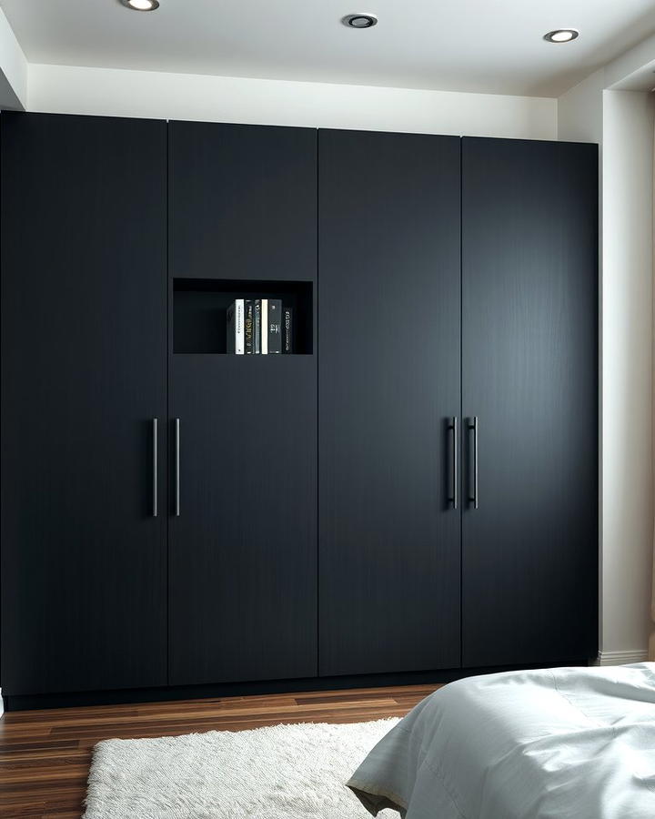 Black Matte Wardrobe Doors