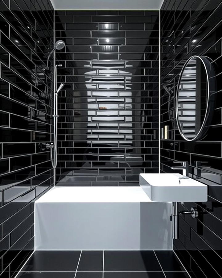 Black Metro Tiles for a Timeless Look