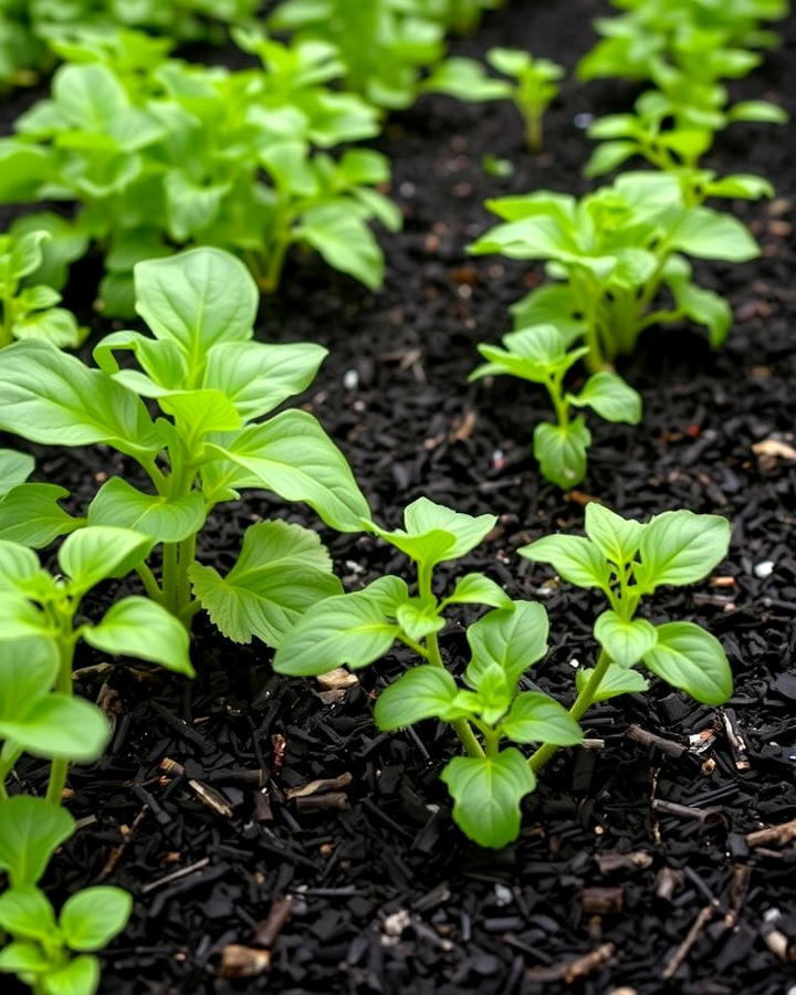 Black Mulch in Vegetable Gardens