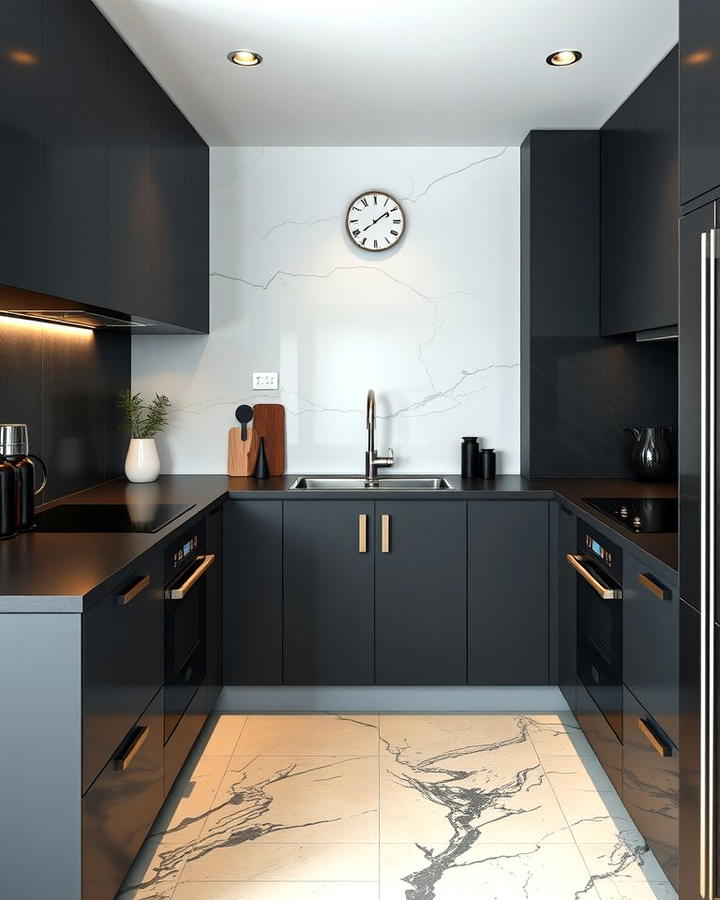 Black Porcelain Countertops