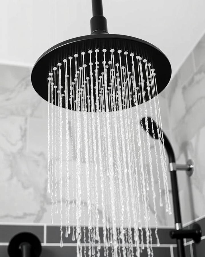 Black Showerheads for Luxurious Functionality