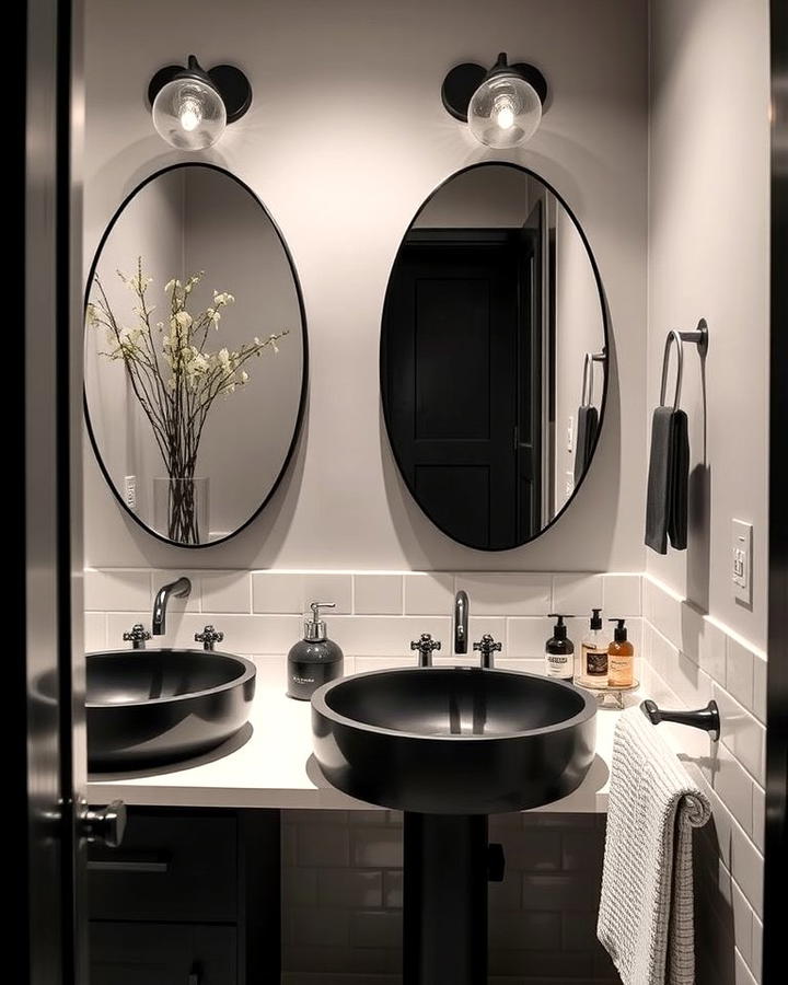 Black Sink for a Statement Piece