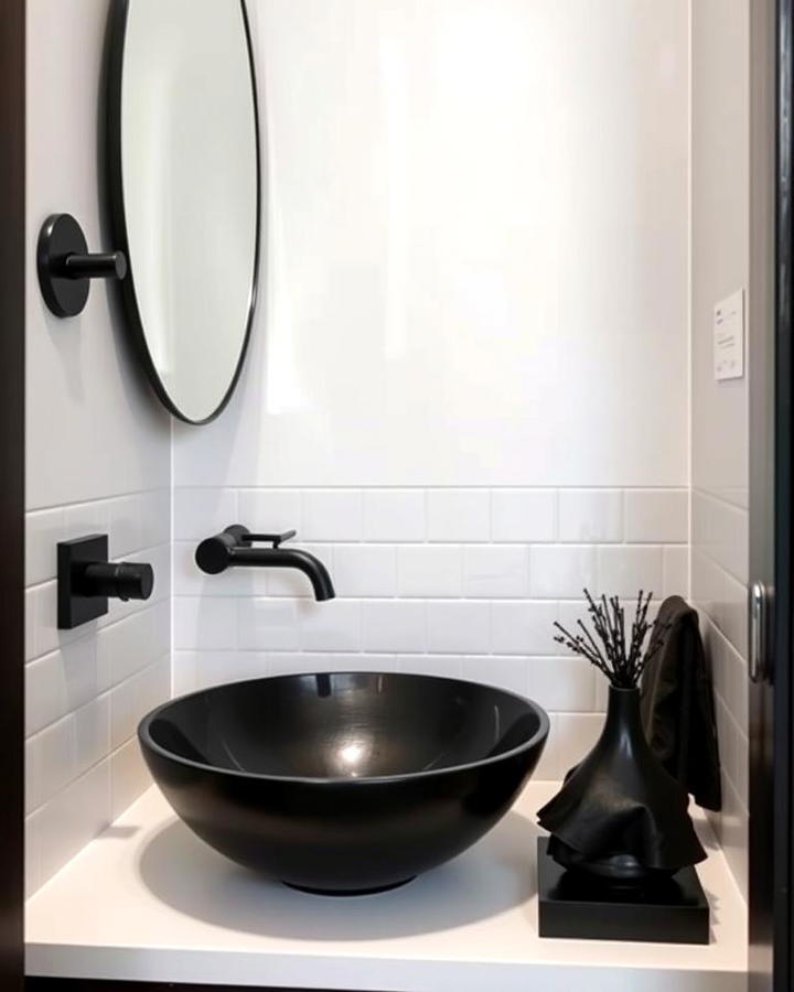 Black Sinks for Bold Contrast