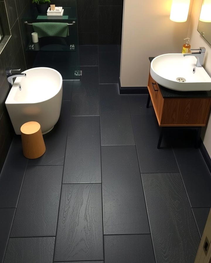 Black Slate Flooring for a Natural Look