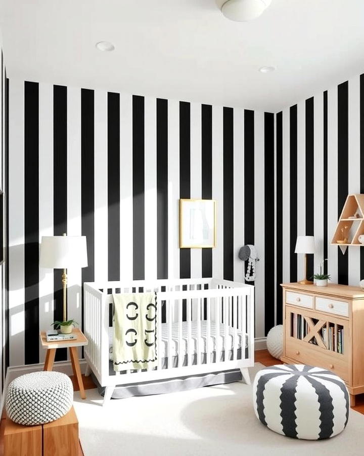 Black Striped Walls