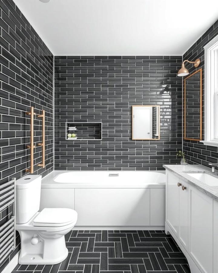 Black Subway Tiles