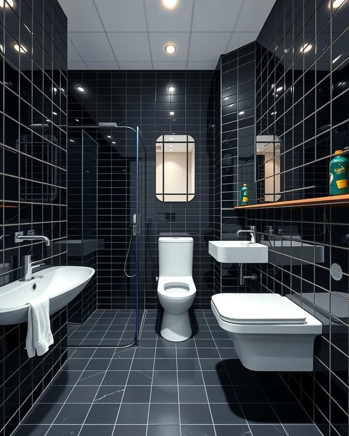 Black Tile Design