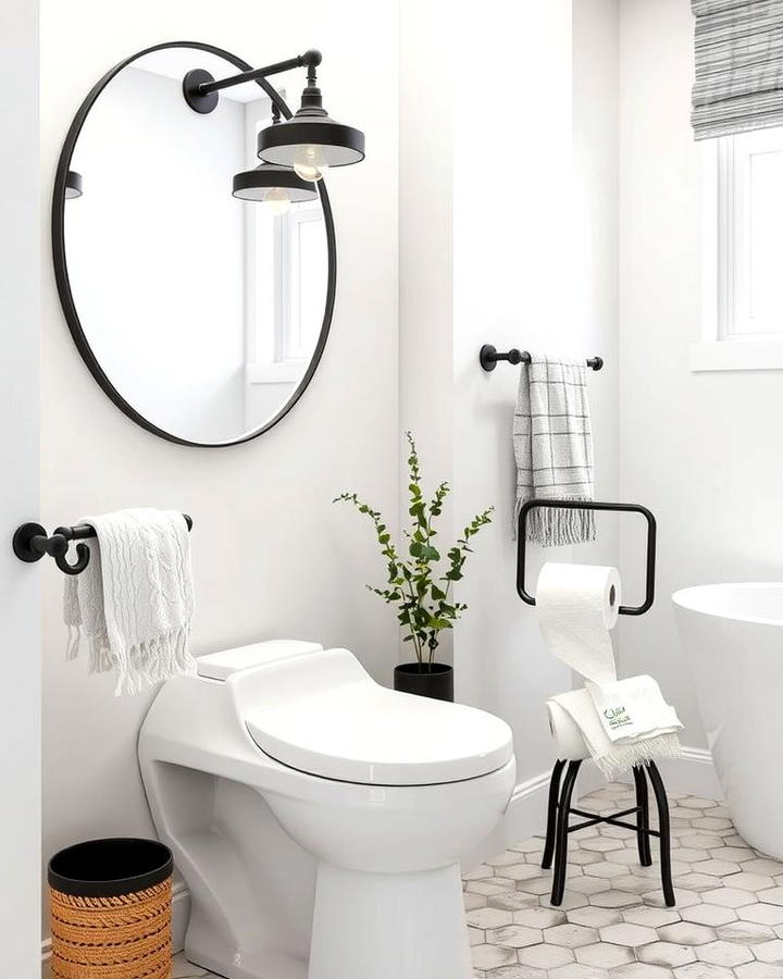 Black Toilet Paper Holders for Functional Elegance