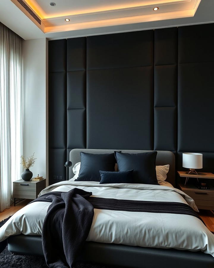 Black Velvet Wall Panels