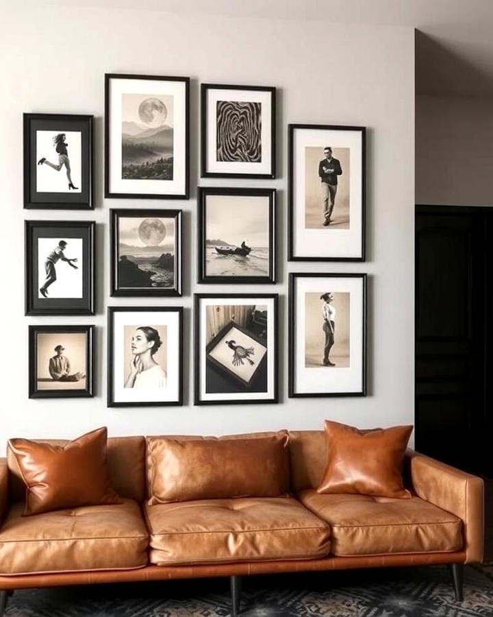 Black and Brown Gallery Walls