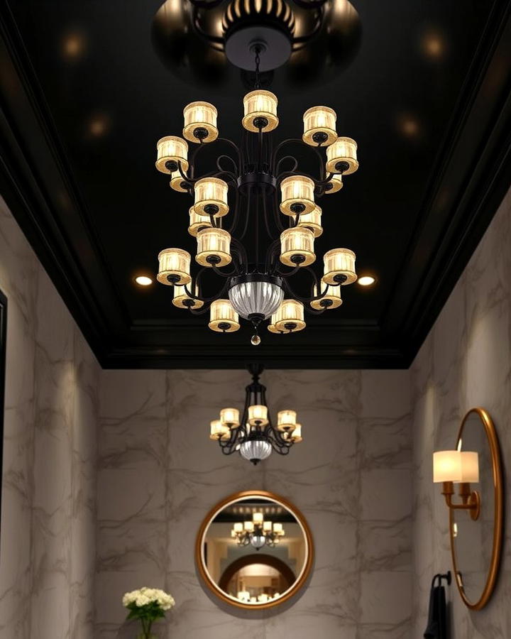 Black and Gold Ceiling Fixtures